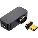 Адаптер POWERPLANT Magnetic USB Type-C (M) - Mini DisplayPort (F) USB-C - Mini DisplayPort Black (CA914272)
