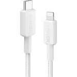 Кабель ANKER Powerline 322 USB-С to Lightning 1.8м White (A81B6H21)