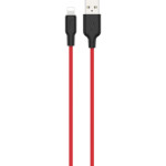 Кабель HOCO X21 Plus USB-A to Lightning 2м Black/Red