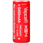 Аккумулятор VAPCELL 26650 5400mAh 3.7V 15A FlatTop