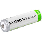 Аккумулятор HYUNDAI Lithium Ion 18650 2600mAh 3.7V TipTop (18650 LI-ION 2600MAH SHARP TOP)
