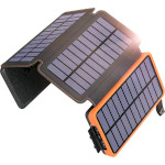 Повербанк с солнечной батареей ANYZOO Solare S025 25000mAh Black Orange