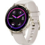 Смарт-годинник GARMIN Venu 3S 41mm Soft Gold Stainless Steel Bezel with Ivory Case and Silicone Band (010-02785-04/54)