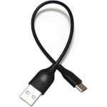 Кабель USB 3.1 AM/Type-C 0.2м Black (S0731)