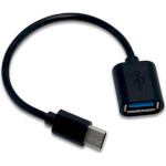 Адаптер OTG USB3.1 Type-C/USB AF Black (S0808)