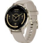 Смарт-часы GARMIN Venu 3S 41mm Soft Gold Stainless Steel Bezel with French Gray Case and Silicone Band (010-02785-02/52)