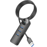 USB-хаб BOROFONE DH5 Erudite USB-A to 4xUSB3.0 (1.2m)