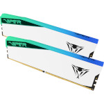 Модуль памяти PATRIOT Viper Elite 5 RGB DDR5 6200MHz 64GB Kit 2x32GB (PVER564G62C42KW)