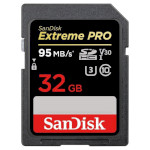 Карта памяти SANDISK SDHC Extreme Pro 32GB UHS-I U3 Class 10 (SDSDXXG-032G-GN4IN)