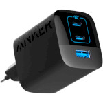 Зарядное устройство ANKER PowerPort 336 67W 2x-USB-C, 1xUSB-A, PD, PiQ, QC3.0 Black (A2674G11)