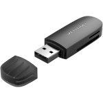 Кардридер VENTION USB3.0 SD+TF Card Reader Single Drive Letter Black (CLFB0)