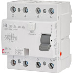 Дифференциальный автоматический выключатель ETI EFI-P4 AC 63/0.3 3p+N, 63А, 10кА (2061633)