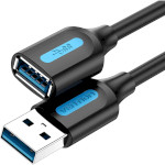Кабель-подовжувач VENTION USB 3.0 AM/AF Extension Cable 1м Black (CBHBF)