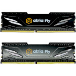 Модуль пам'яті ATRIA Fly Black DDR4 3200MHz 16GB Kit 2x8GB (UAT43200CL18BK2/16)