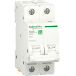 Вимикач автоматичний SCHNEIDER ELECTRIC RESI9 2p, 63А, B, 6кА (R9F02263)
