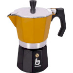 Кофеварка гейзерная BO-CAMP Hudson Yellow/Black 150мл (2200518)