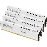 Модуль памяти KINGSTON FURY Beast White DDR5 5200MHz 128GB Kit 4x32GB (KF552C40BWK4-128)