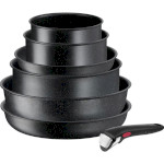 Набір посуду TEFAL Ingenio Black Stone 7пр (L3998702)