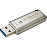 Флешка KINGSTON IronKey Locker+ 50 64GB USB3.2 Silver (IKLP50/64GB)