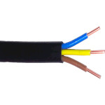 Силовий кабель ВВГнг-П LIVED 3x1.5мм² 100м, чорний