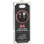 Кабель SKYDOLPHIN S01 USB-A to Type-C 3A 1м Black