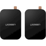 Пластини для автотримача UGREEN LP123 Rectangle Metal Plate for Magnetic Phone Stand 2-pack Black (50869)