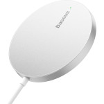 Бездротовий зарядний пристрій BASEUS Simple Mini3 Magnetic Wireless Charger Silver (CCJJ040012)