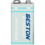 Акумулятор BESTON Li-ion «Крона» 1000mAh, Type-C заряджання (9VC-10VC/AA620289)