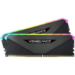 Модуль пам'яті CORSAIR Vengeance RGB RT Black DDR4 3200MHz 32GB Kit 2x16GB (CMN32GX4M2Z3200C16)
