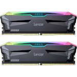 Модуль памяти LEXAR Ares RGB Black DDR5 6400MHz 32GB Kit 2x16GB (LD5EU016G-R6400GDLA)