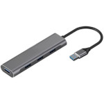 USB-хаб POWERPLANT USB-A to 4xUSB3.0 (CA913466)