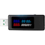 USB тестер KEWEISI KWS-V30 напряжения (4-30V) и силы тока (0-6.5A) и заряда батареи (0-99999 mAh)