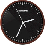 Настінний годинник ESPERANZA Budapest Black