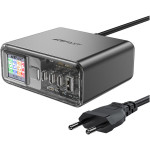 Зарядний пристрій ACEFAST Z4 Desktop Power Station PD218W GaN (3xUSB-C, 1xUSB-A) Space Gray