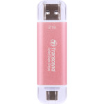 Портативный SSD диск TRANSCEND ESD310 2TB USB3.2 Gen2 Pink (TS2TESD310P)