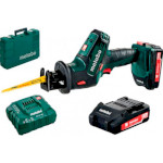 Акумуляторна шабельна пила METABO SSE 18 LTX Compact 2x2Ah Li-ion 18V + ЗП + кейс (602266500)