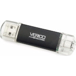 Флешка VERICO Hybrid Classic 16GB USB+Micro-B2.0 Black (1UDOV-MIBKG3-NN)