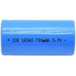 Акумулятор VIPOW Li-ion CR123A 700mAh 3.7V FlatTop (ICR16340-700MAHFT)