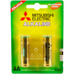 Батарейка MITSUBISHI ELECTRIC Alkaline AA 2шт/уп (MS/LR6/2BP)