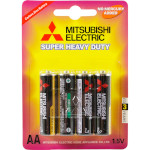 Батарейка MITSUBISHI ELECTRIC Heavy Duty AA 4шт/уп (MS/R6PU/4BP)