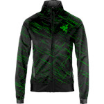 Куртка RAZER Tempest Track Jacket, Mens, S, Black/Green