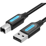 Кабель VENTION USB 2.0 AM/BM 0.5м Black (COQBD)