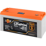 Акумуляторна батарея LOGICPOWER LiFePO4 12.8V - 200Ah LCD (12.8В, 200Агод, BMS 100A/50A) (LP24010)