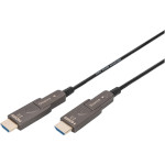 Кабель оптичний (AOC) DIGITUS 4K AOC Hybrid Fiber Optic Cable Micro-HDMI/HDMI v2.0 10м Black (AK-330127-100-S)