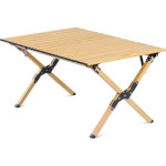 Кемпинговый стол NATUREHIKE Outdoor Lightweight Aluminium Oak Grain Omelet Table M 86x60см Oak (CNK2300JU010-M-OK)