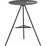 Кемпінговий стіл NATUREHIKE Outdoor Lightweight Portable Aluminum Alloy Side Table 43x34см Black (CNH22JU035-L-BK)