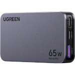 Зарядний пристрій UGREEN X753 Nexode Pro 65W 1xUSB-A, 2xUSB-C, PD3.0, QC3.0 GaN Ultra-Slim Wall Charger Gray (25356)
