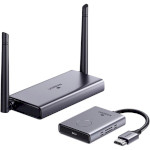 Подовжувач HDMI по Wi-Fi UGREEN CM506 Wireless HDMI Extender Transmitter and Receiver 50m Gray (50633A)