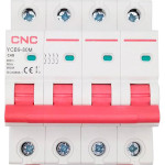 Выключатель автоматический CNC YCB9-80M 3p+N, 40А, C, 6кА