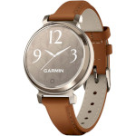 Смарт-годинник GARMIN Lily 2 Classic Cream Gold with Tan Leather Band (010-02839-02)
